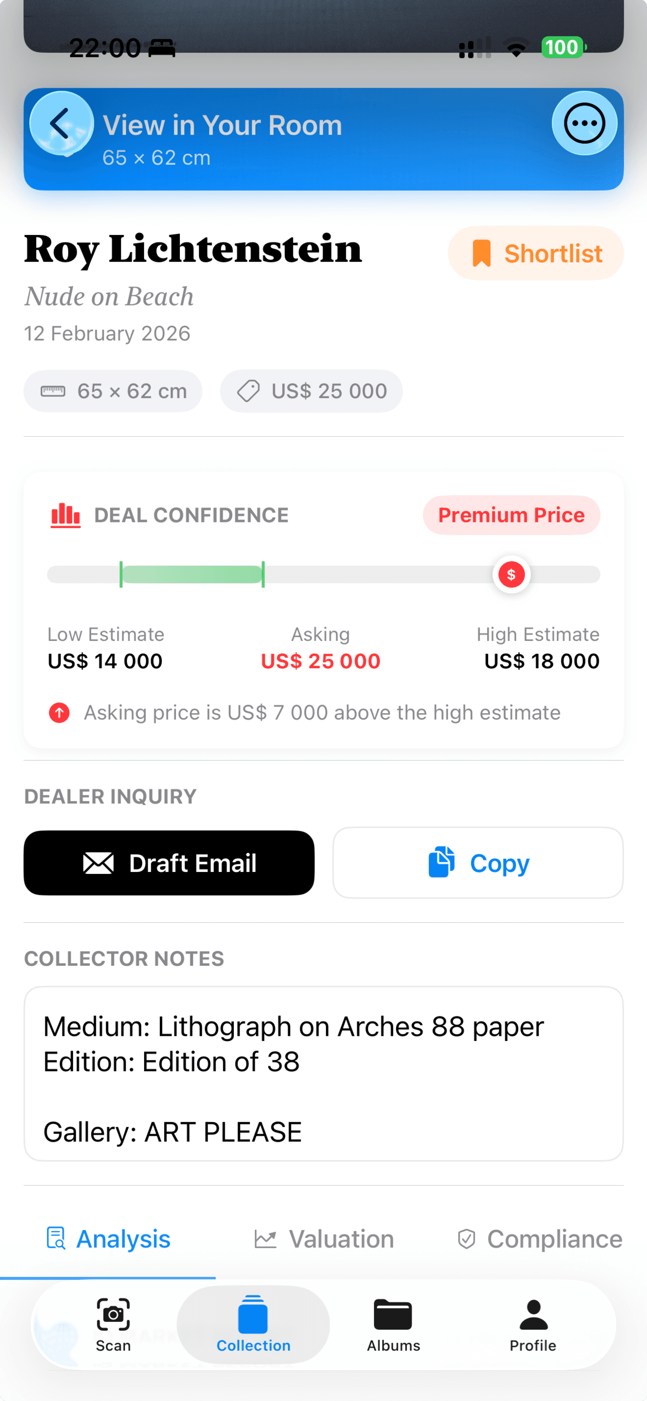 AI-powered artwork analysis